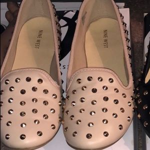 Nine West Studded Flats